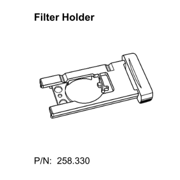 SCHOTT Suporte de filtro vazio para KL, para filtro de inserção Ø = 28mm