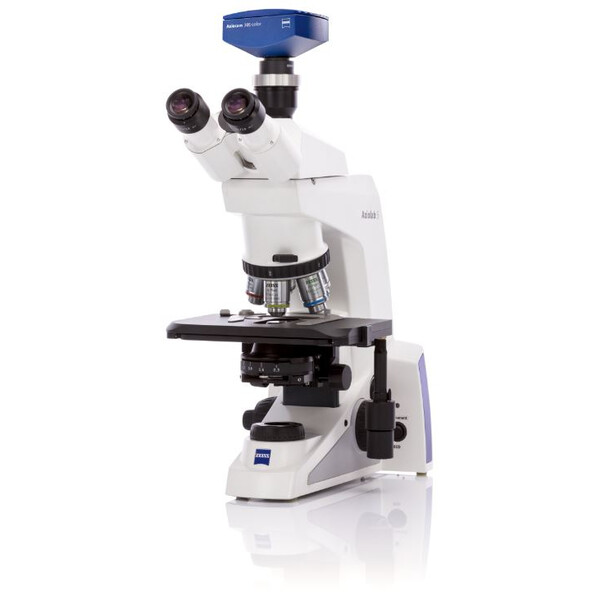 ZEISS Microscópio , Axiolab 5, trino, infinito, plano, 10x, 40x, 50x, 100x, 10x/22, Dl, LED, 10W, incl. Adaptador de câmera, microbiologia