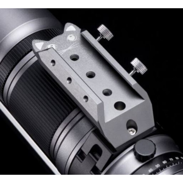 William Optics Base para buscador Preto e Branco Gato Vixen-Style