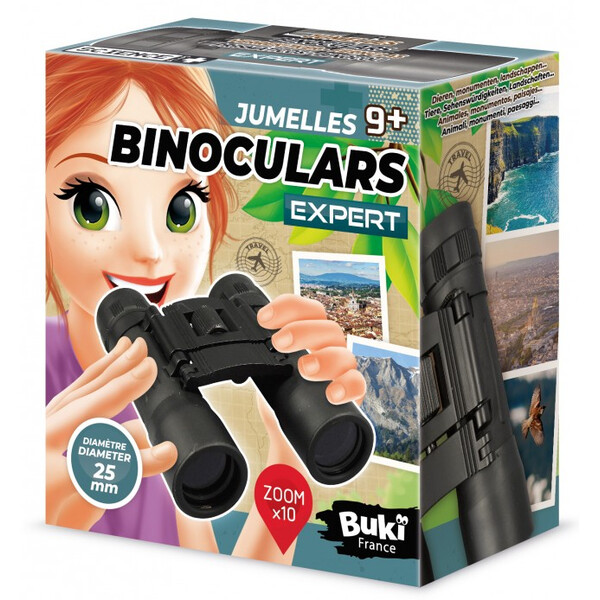 Buki Binóculos para crianças 10x25 Expert
