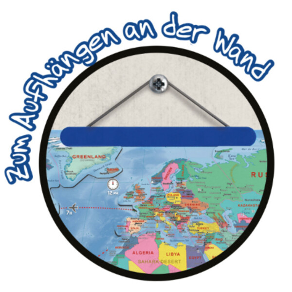 Buki Mapa para crianças Magnetische Weltkarte (70x38cm)