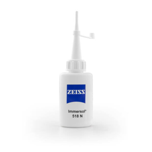 ZEISS Óleo de imersão Immersol 518 N, lubrificador 20 ml