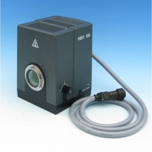 ZEISS Luminária HBO 100, auto-ajustável com suporte de lâmpada e coletor