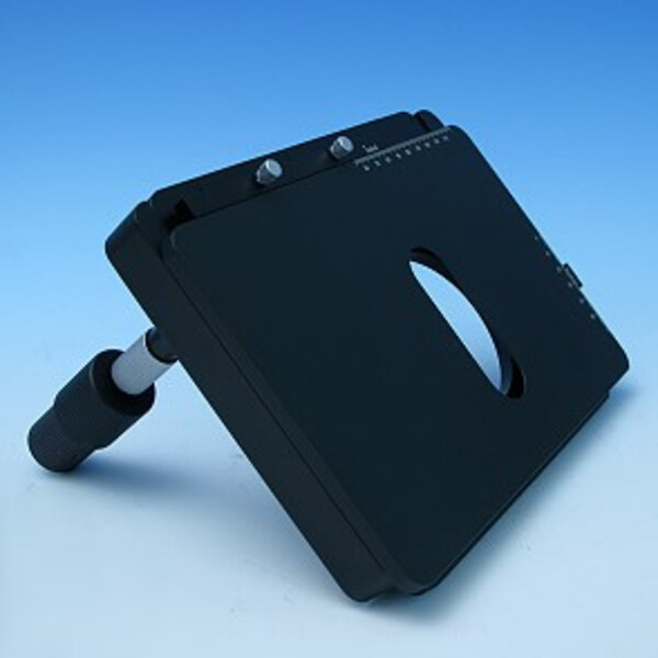 ZEISS Mesa cruzada 75x50 L ergon. acionamento fixo, com revestimento anodizado duro