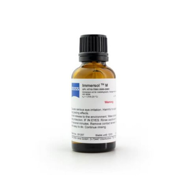 ZEISS Imersão em óleo Immersol M, lubrificador 20 ml