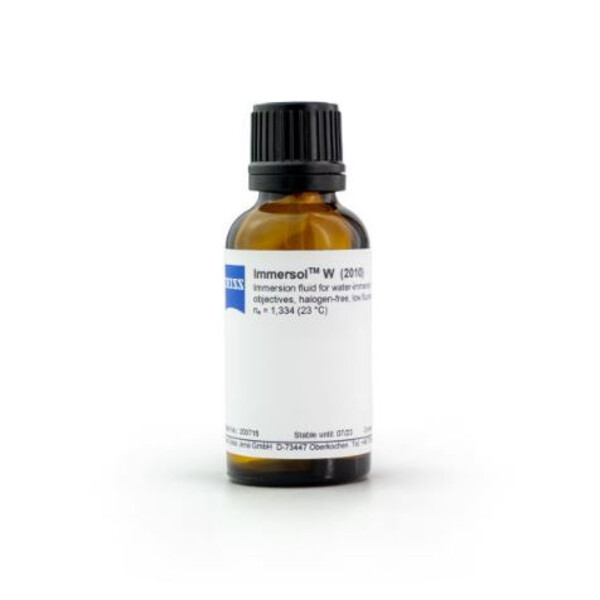 ZEISS Agente de imersão Immersol W 2010, lubrificador 20 ml