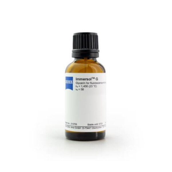 ZEISS Agente de imersão Immersol G, lubrificador 20 ml