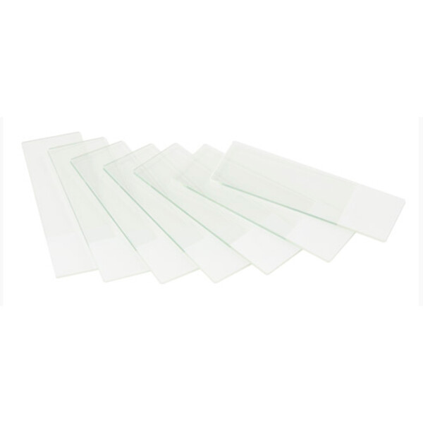 Euromex Lâminas preparadas para microscópio 76 x 26 mm, 50 unidades