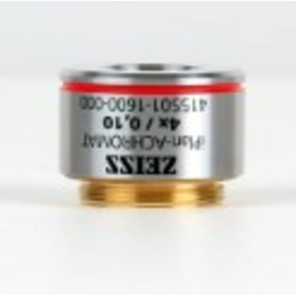 ZEISS objetivo Objetiva Achromat, PrimoStar 3, 4x/0.10 wd=30.7mm
