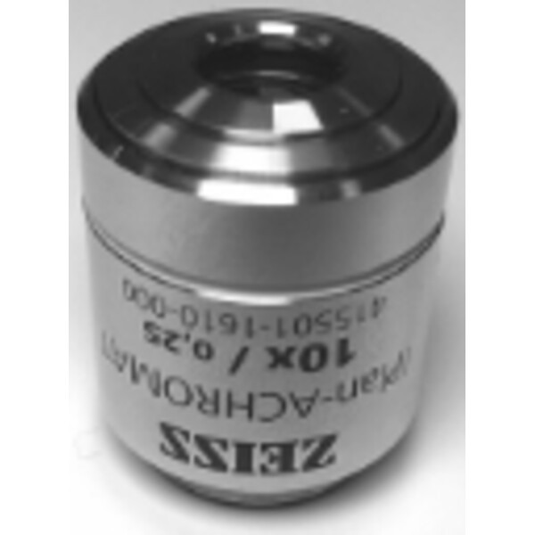 ZEISS objetivo Objetiva 3, Achromat, PrimoStar 3, D=0 10x/0.25 wd=17.47mm