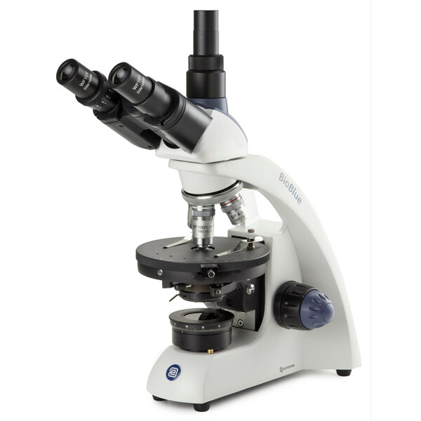 Euromex Microscópio BioBlue da , BB.4253-P-HLED, trino, Pol, DIN, 40x-1000x, 10x/18, LED, 1W