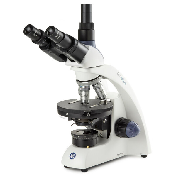 Euromex Microscópio BioBlue da , BB.4243-P-HLED, trino, Pol, DIN, 40x-600x, 10x/18, LED, 1W