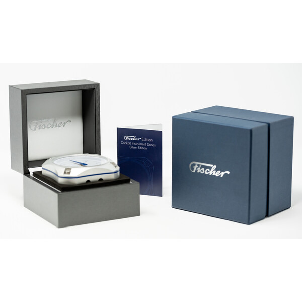 Fischer Estação meteorológica Edição Cockpit Hygrometer Silver