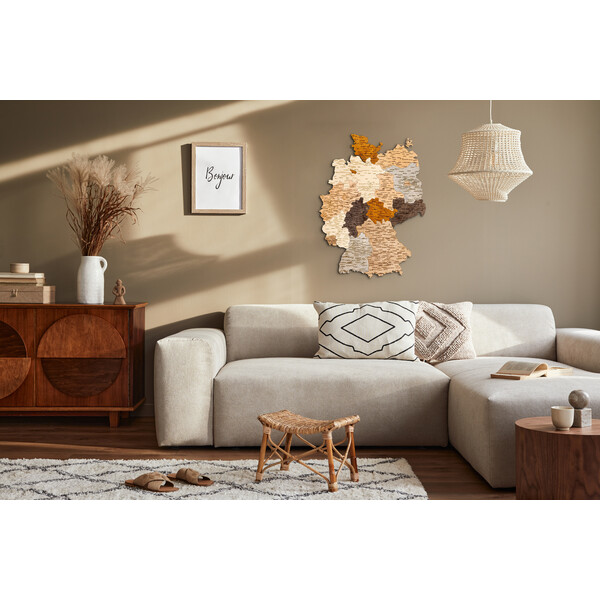 Abraham Wood Decor Mapa Puzzle de madeira da Alemanha (60 x 80 cm)