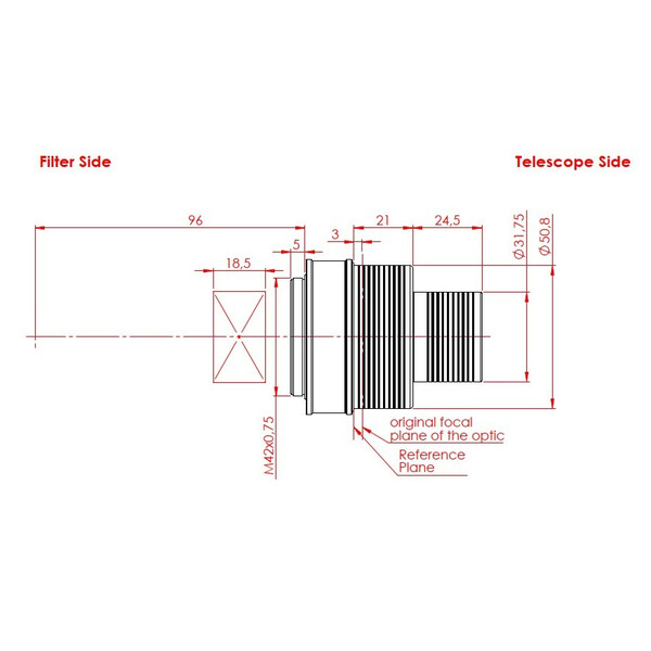 Baader Sistema telecêntrico TZ-3S SunDancer II