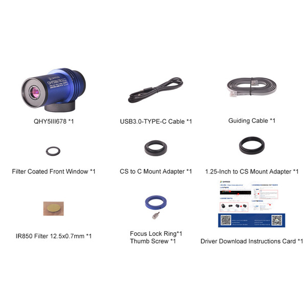 QHY Câmera Kamera 5III 678C Color