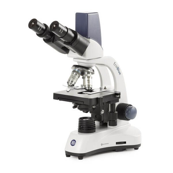 Euromex Microscópio EC.1657, bino, digital, 40x-600x, DL, LED, 10x/18 mm, X-Y-Kreuztisch, 5 MP