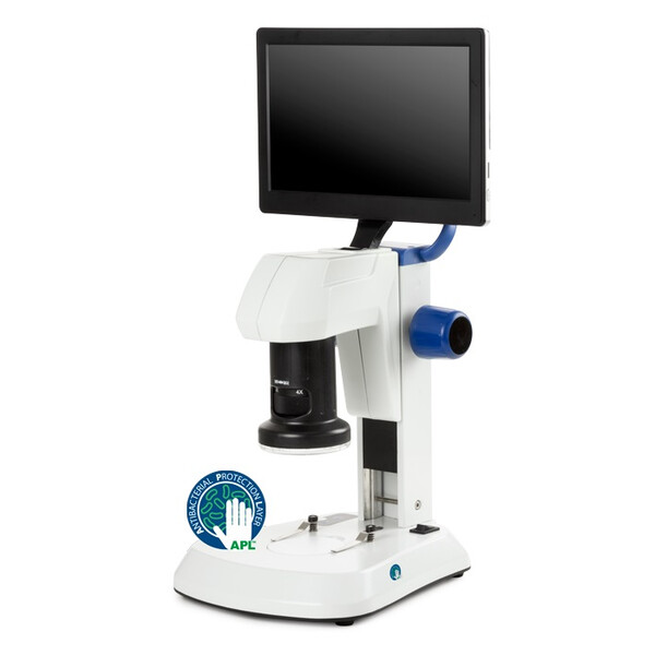 Euromex Microscópio ED.3000, 5 MP, 7/21 LED, USB/SD, LCD de 9 polegadas