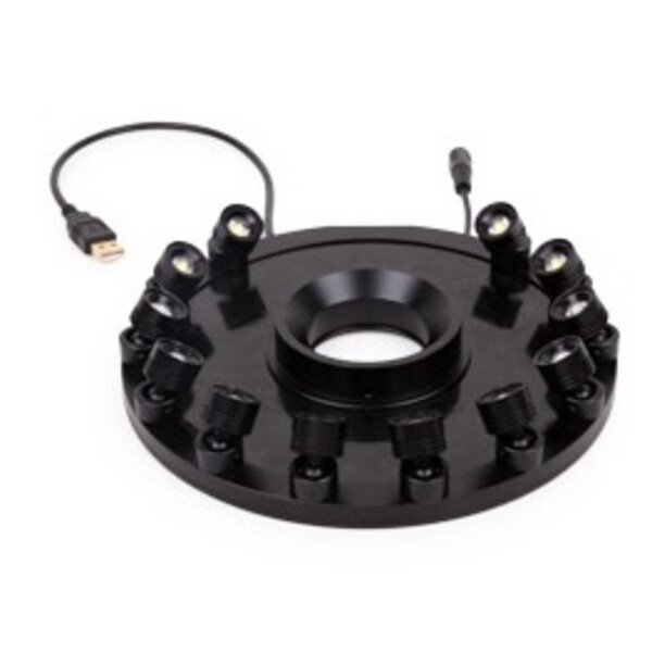 Euromex Anel de luz MZ.4735, 12x LED 1W, ângulo ajustável