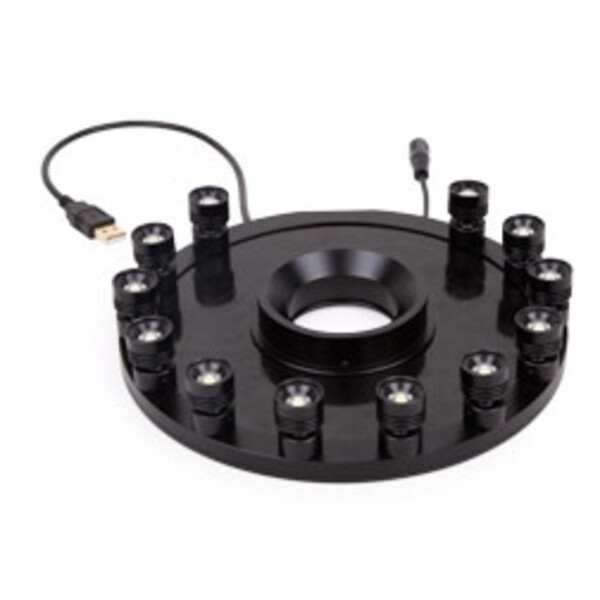 Euromex Anel de luz MZ.4735, 12x LED 1W, ângulo ajustável