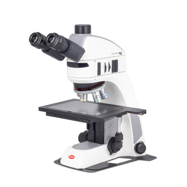 Motic Microscópio Panthera TEC MAT BF trino; infinito, plano, 50x-500x, 10x/22mm; Al, LED, 3W