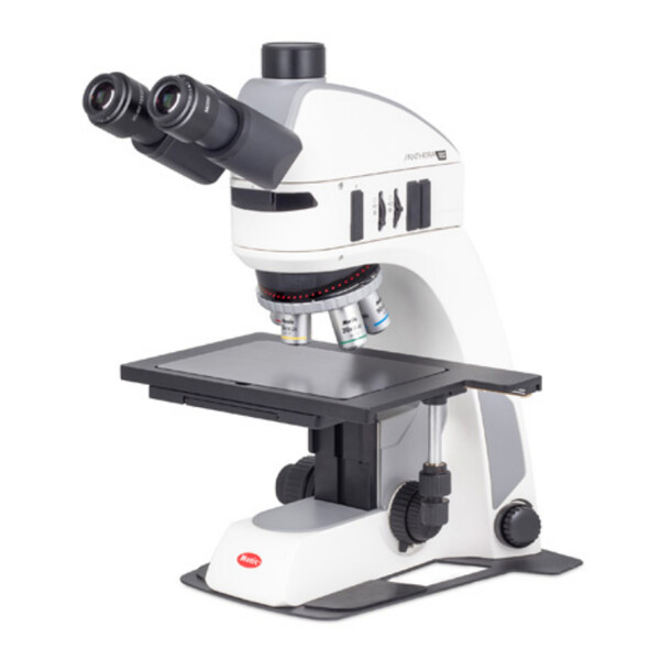 Motic Microscópio Panthera TEC MAT BD trino; infinito, plano, 50x-500x, 10x/22mm; Al, LED, 3W