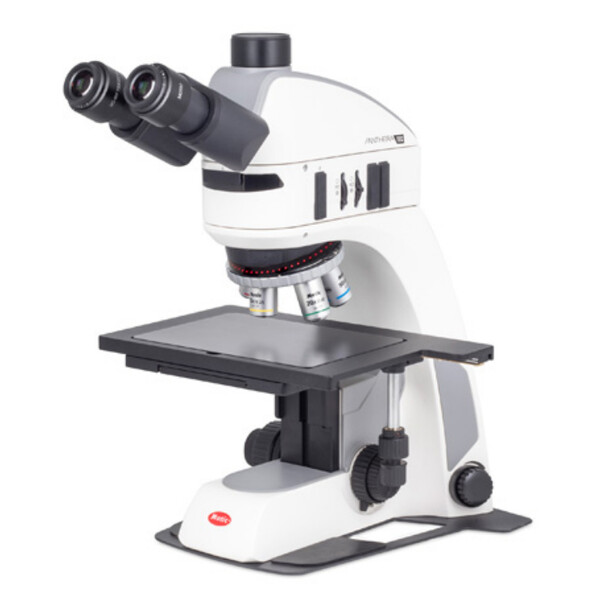 Motic Microscópio Panthera TEC MAT BD-T trino; infinito, plano, 50x-500x, 10x/22mm; Al/Dl, LED, 3W