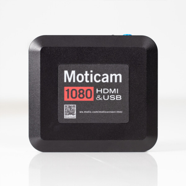 Motic Câmera 1080N, color, CMOS, 1/2.8", 2.9 µm, 6 MP, 30 fps, HDMI, USB 2.0