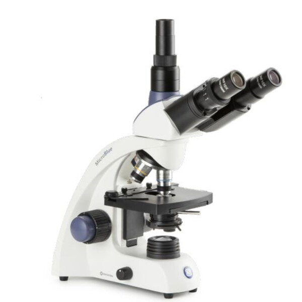 Euromex Microscópio MB.1153, trino, DIN 160, achro, 40x-1000x, 10x/18, Dl, Akku, LED, 1W