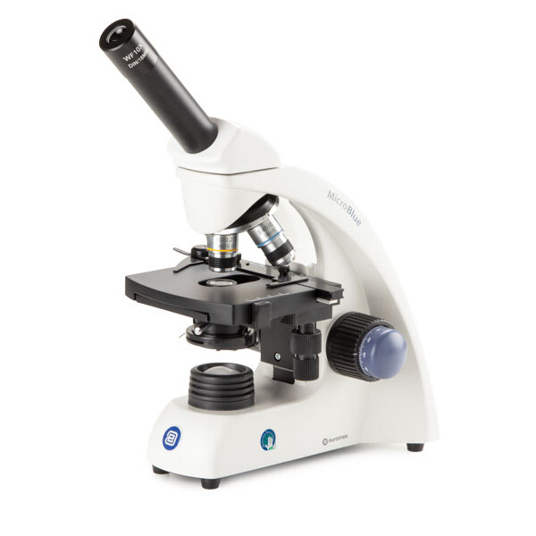 Euromex Microscópio MB.1651, mono, DIN 160, achro, 40x-600x, 10x/18, Dl, Akku, LED, 1W