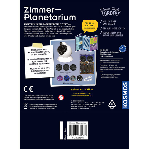 Kosmos Verlag Zimmer-Planetarium