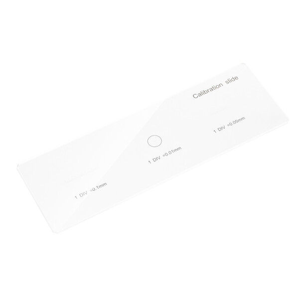 MAGUS Lâmina de microscópio para Calibragem CS3