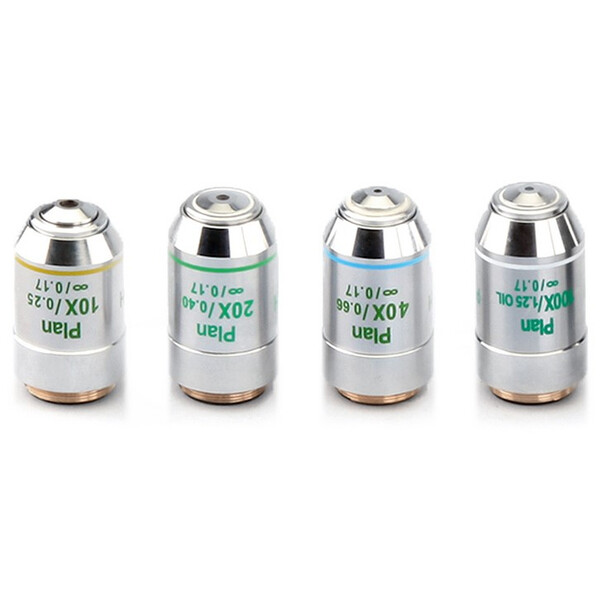Kern Microscópio OBN 159, PH, Condensador de 1,25 Abbe, infinito, plano, 4x-100x, Dl, 3W LED