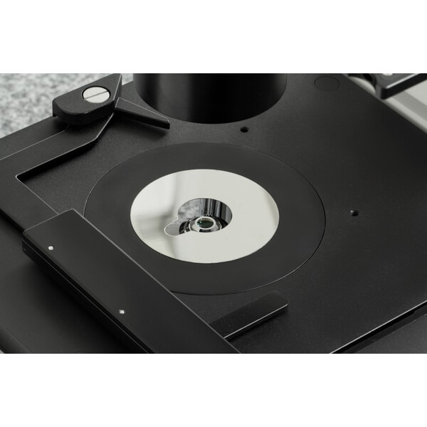 Kern Microscópio invertido OCM 167, FL, PH, trino, Condensador N.A. 0,3 fixo, 10x-40x, Al, Dl, 5W LED