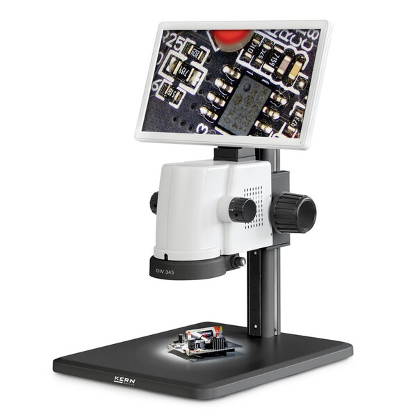 Kern Microscópio OIV 345, Digital, 0,7x-4,5x, LED, alumínio, HDMI