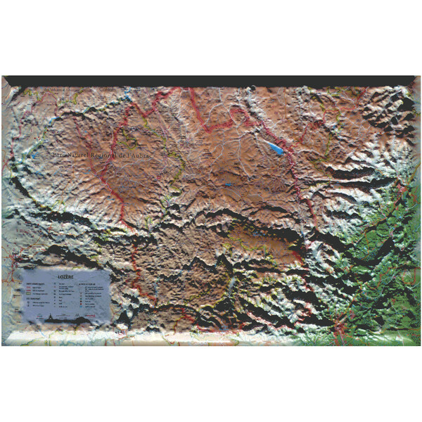 3Dmap Mapa regional de la Lozère