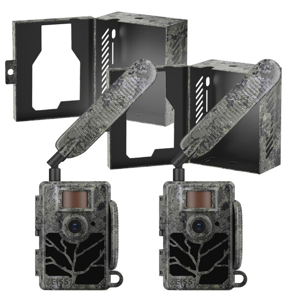 ZEISS Câmera foto selvagem Conjunto Secacam 5 e caixa metálica (embalagem de 2)