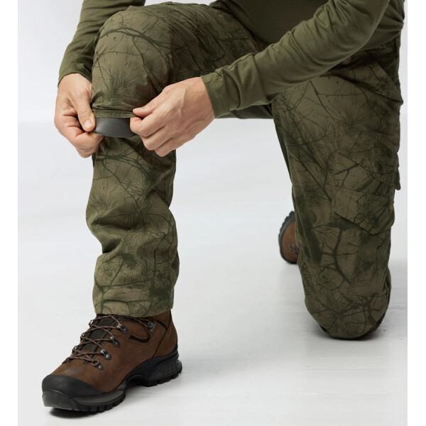 Fjällräven Calças de caça Barents Pro M, 626-662 Verde Camo-Floresta profunda, 50