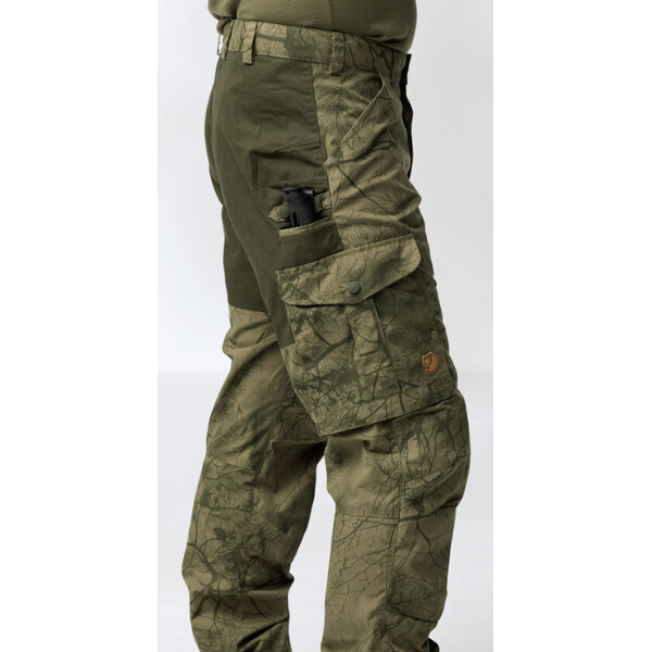Fjällräven Calças de caça Barents Pro M, 626-662 Verde Camo-Floresta profunda, 50