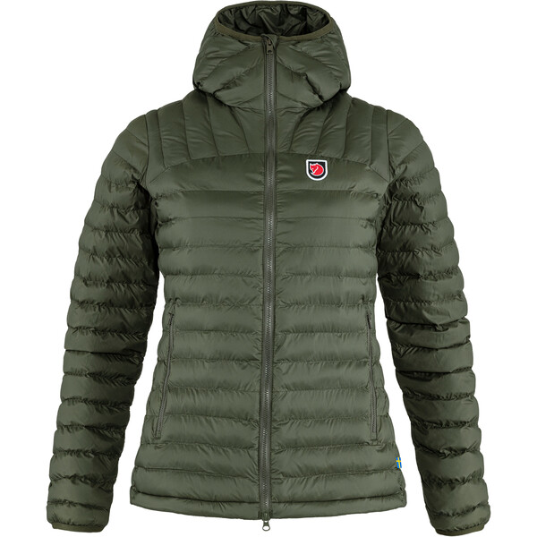Fjällräven Casaco com capuz Expedition Lätt W, 662 Deep Forest, L