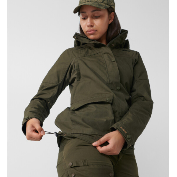Fjällräven Casaco Forest Hybrid W, 633 Dark Olive, L