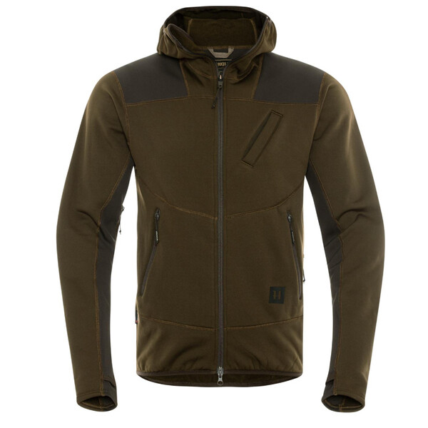 Härkila Camisola com capuz Deer Stalker, verde salgueiro/castanho sombra, tamanho XXL