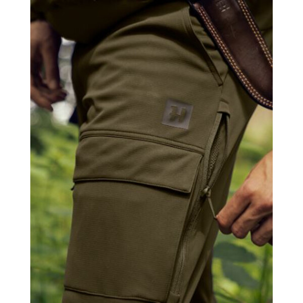 Härkila Calças Deer Stalker Light, verde salgueiro/castanho sombra tamanho 54