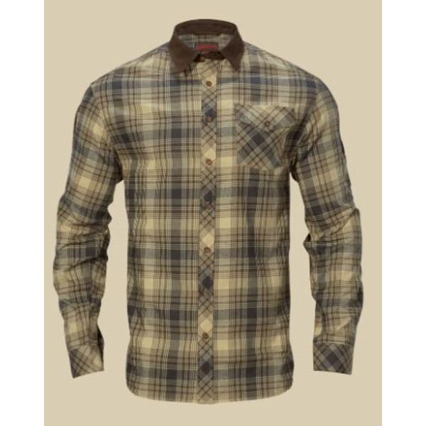 Härkila Camisa Driven Hunter, xadrez teca claro, tamanho L