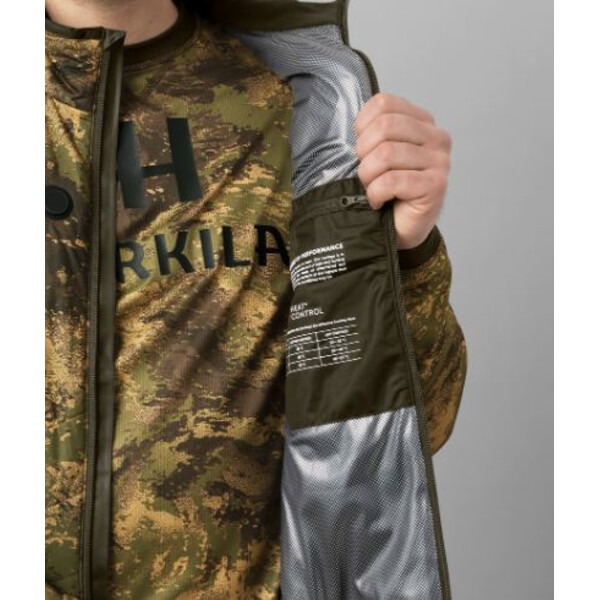 Härkila Colete aquecido Camo, AXIS MSP®Verde floresta , tamanho S
