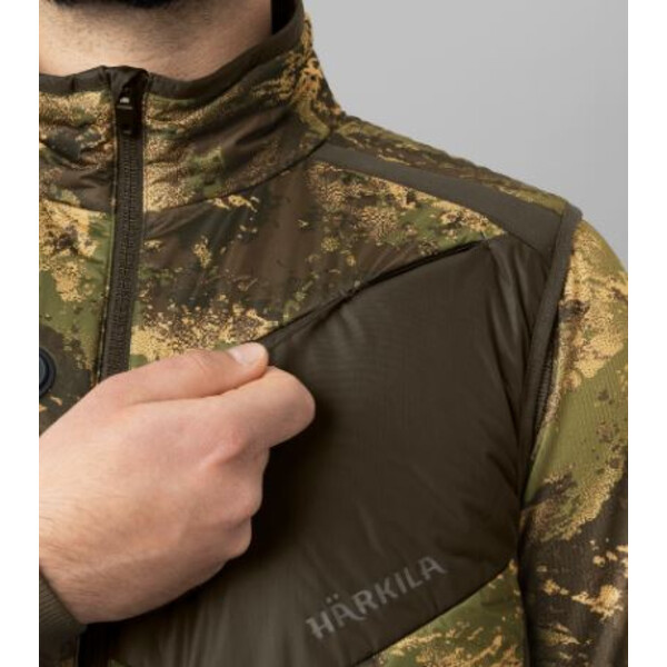 Härkila Colete aquecido Camo, AXIS MSP®Verde floresta , tamanho S