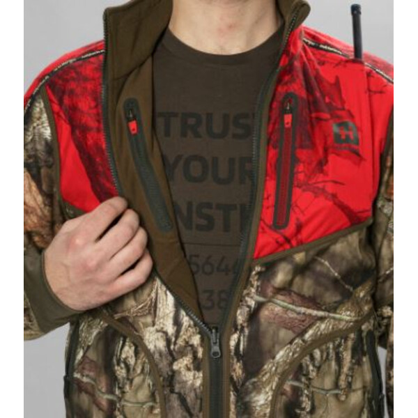 Härkila Casaco Kamko camo reversível WSP Verde caça/MossyOak®Break-up Country®, L