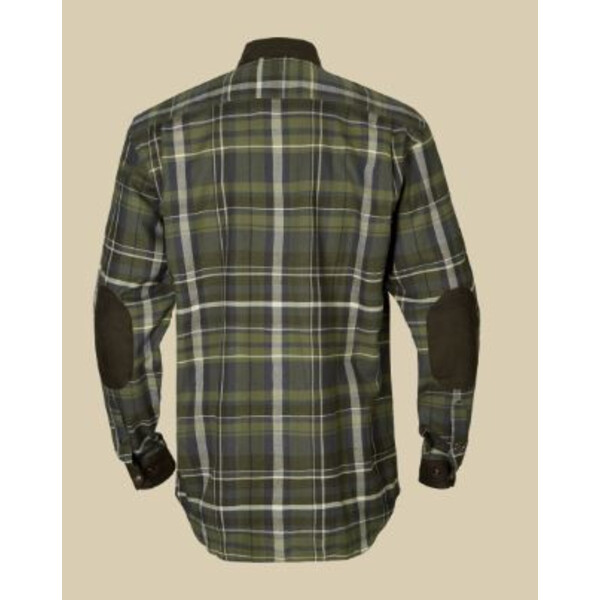 Härkila Camisa Pajala, xadrez azeitona, tamanho M
