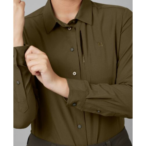 Härkila Blusa de trail, verde Willow tamanho XL