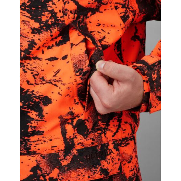 Härkila Casaco com isolamento térmico Wildboar Pro HWS, AXIS Blaze PRO, laranja, tamanho 48